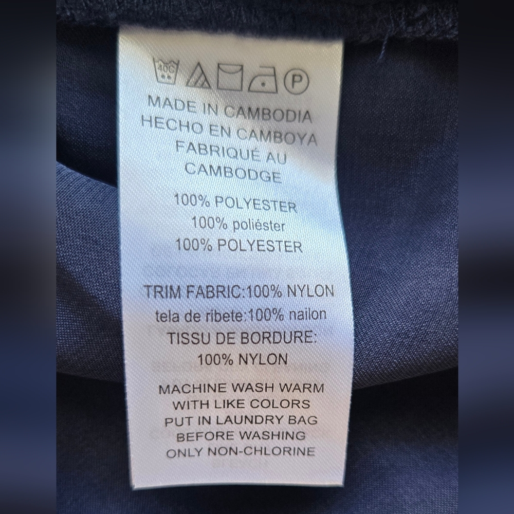 NEW$98 MICHAEL Michael Kors Midnight Blue Short Sleeve Blouse Size Xs - Picture 6 of 6